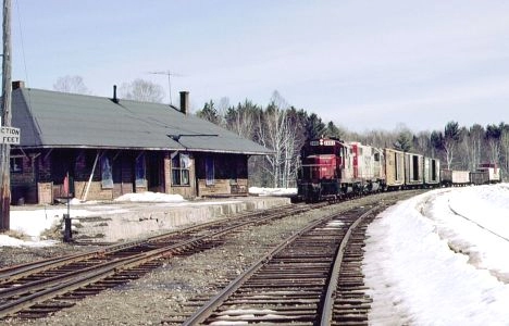 Soo Line Train at Nestoria